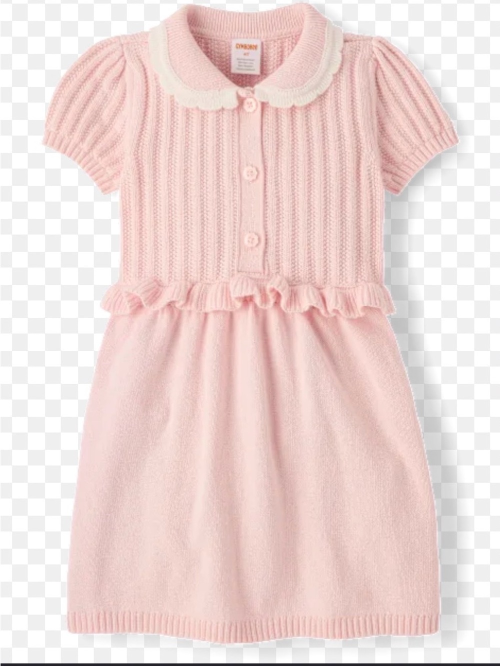Gymboree Knit Dress with White Peter Pan Collar